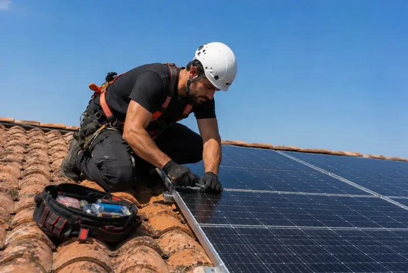 Maintenance et monitoring de panneaux solaires à Questembert