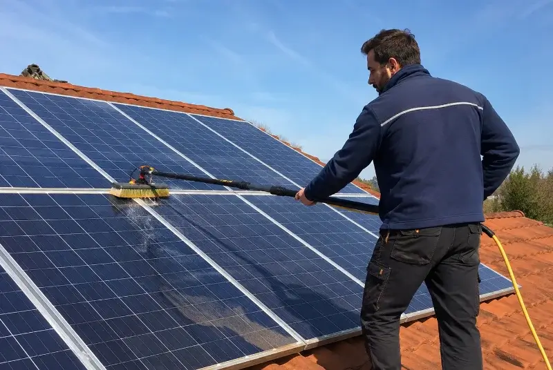 Nettoyage et entretien de panneaux solaires à Questembert